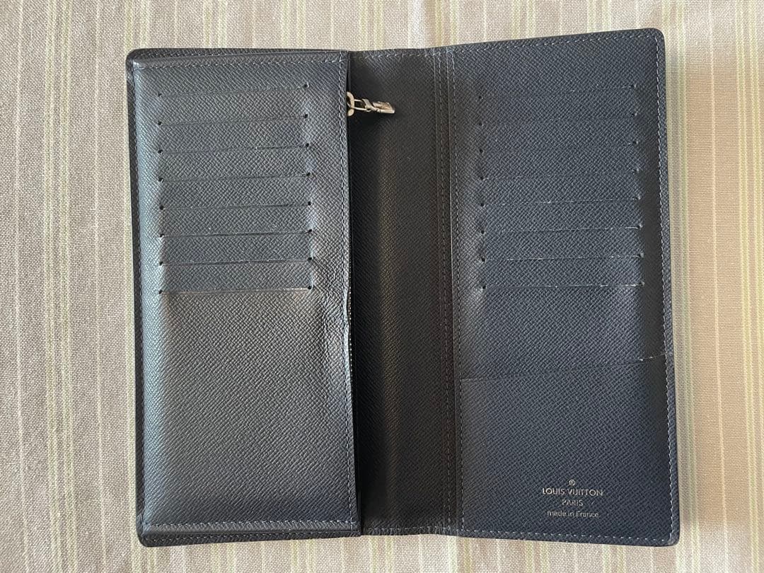 Louis Vuitton 二つ折り財布 ネイビー