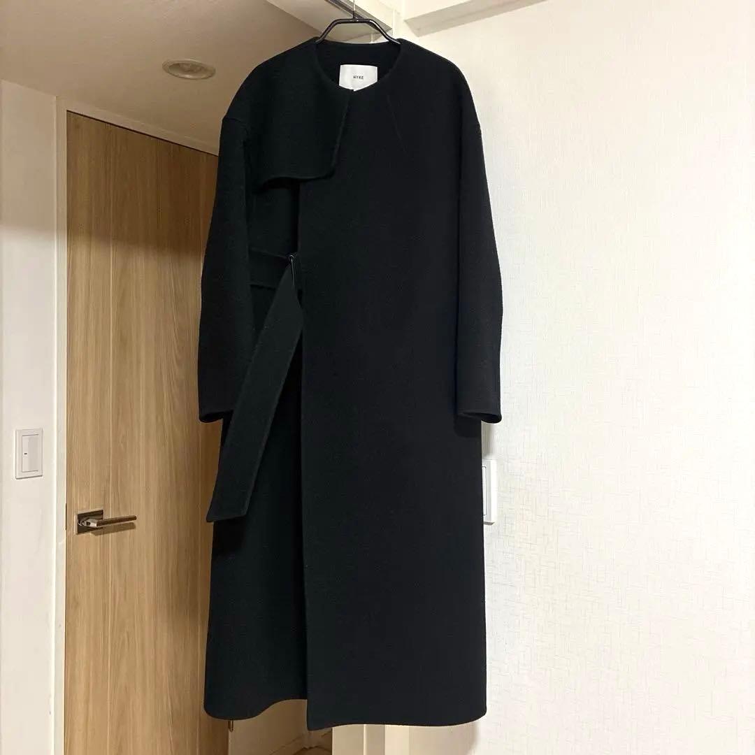 HYKE ダブルフェイス　トレンチコート　ロングコート　アローズ　バーニーズ
