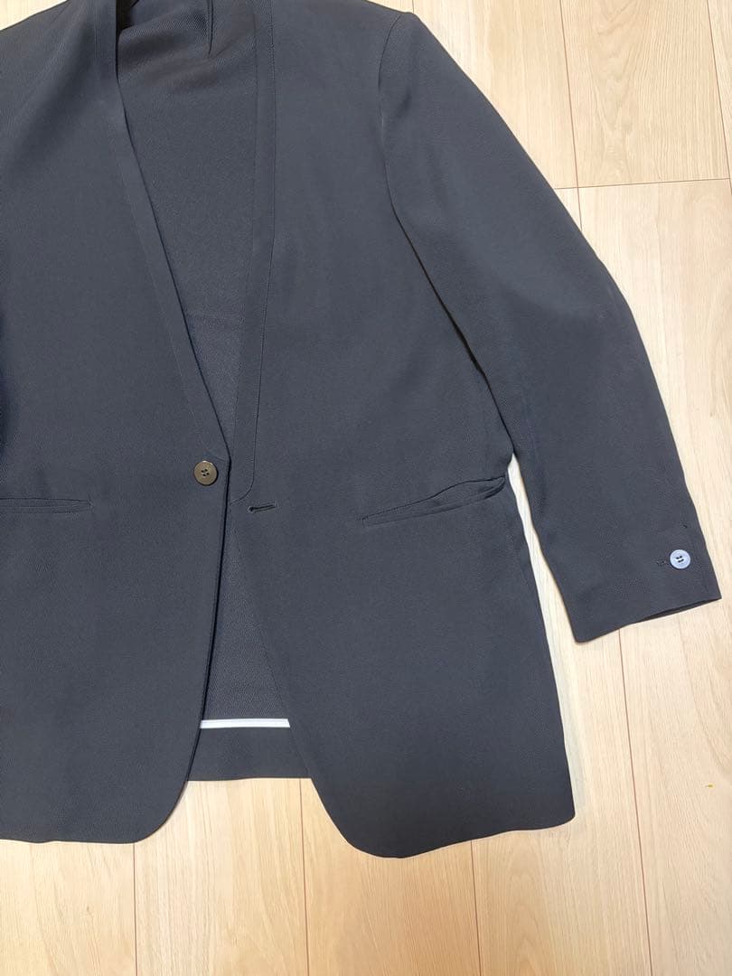 overcoat ノーカラージャケット MB Collerless ブラック