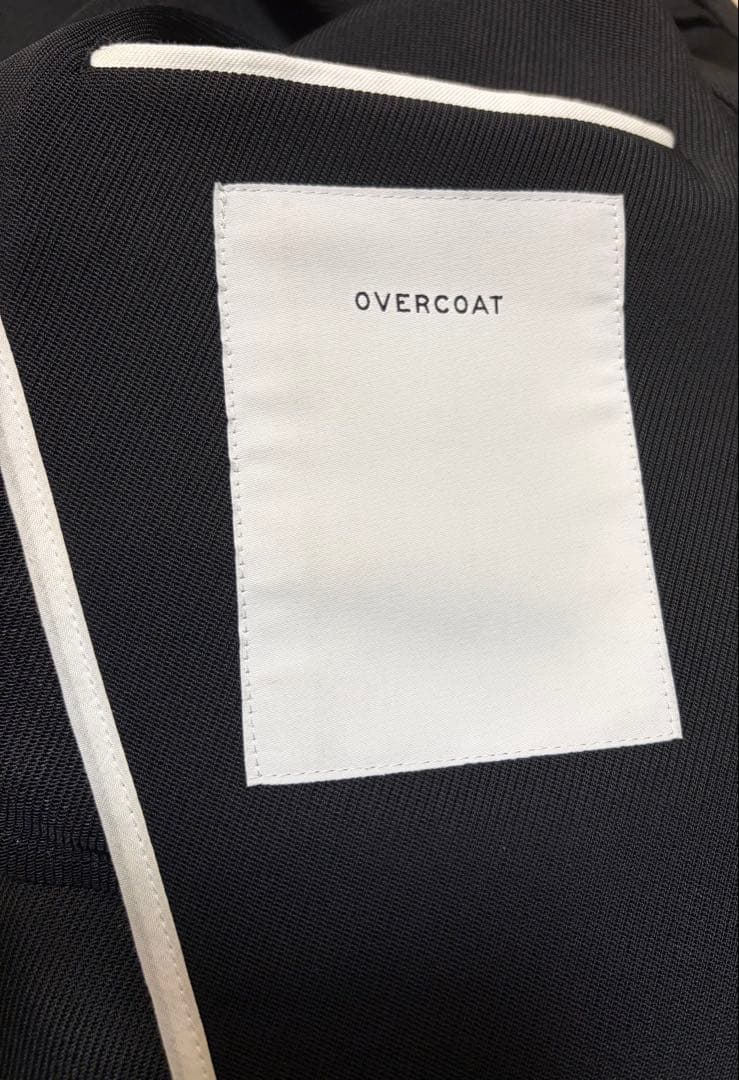 overcoat ノーカラージャケット MB Collerless ブラック