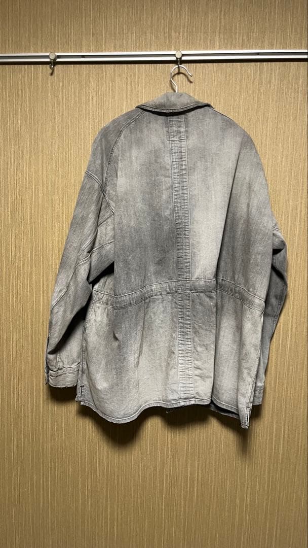 【試着のみ】ANCELLM AGING DENIM SHIRT JACKET