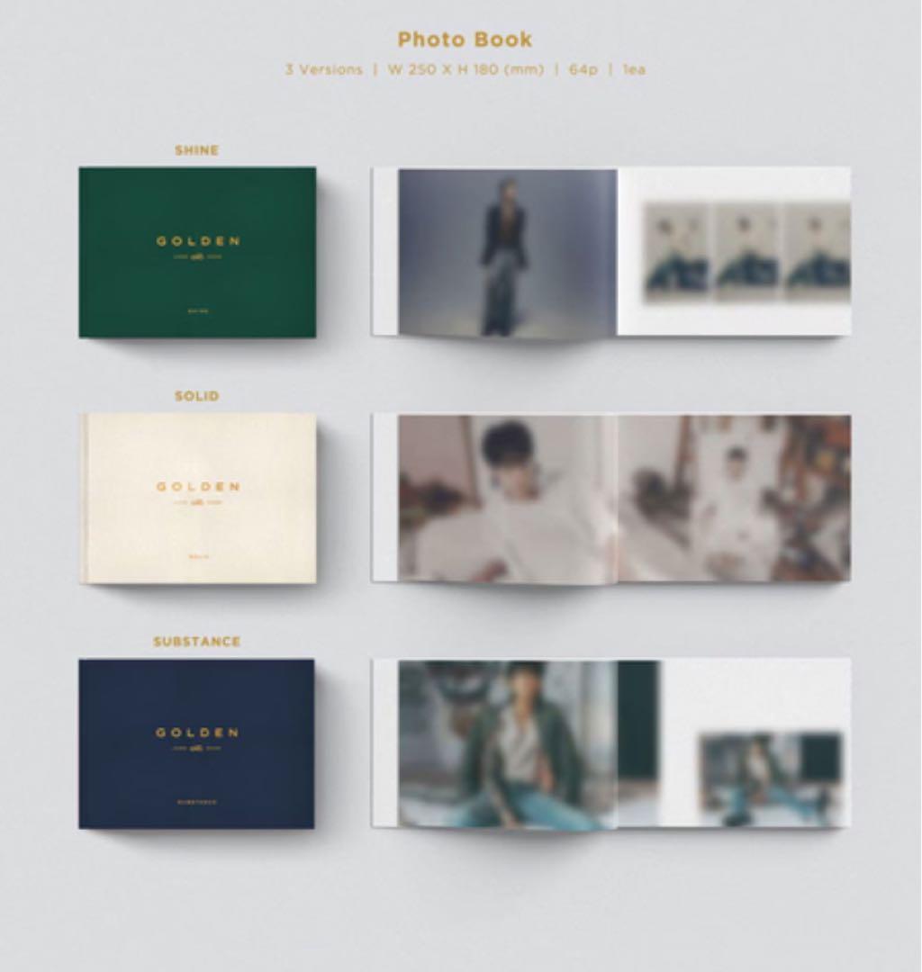 【特典トレカ付き】 BTS ジョングク　ソロアルバム GOLDEN　3点セット