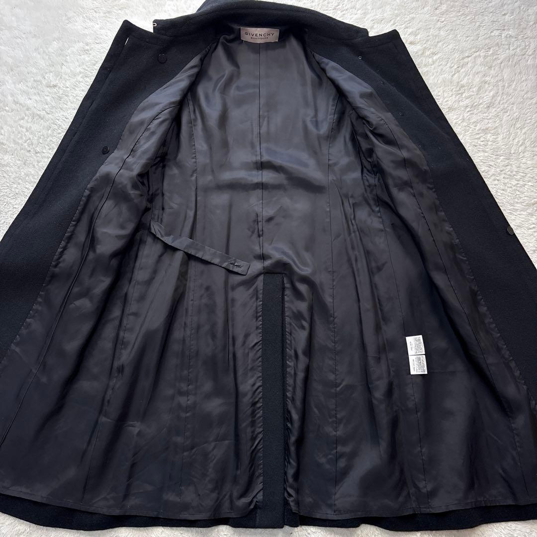 美品　GIVENCHY BOUTIQUE ダブルブレスト ウールロングコート