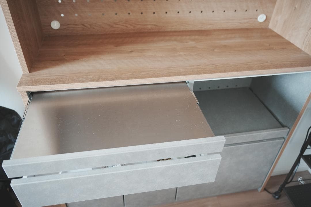 [幅120] LOWYA キッチンボード 大川家具