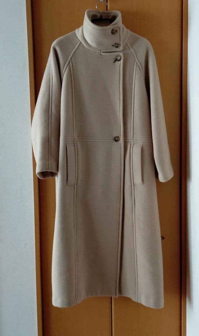 SLOBE IENA スタンドコクーンコート　38 ベージュ