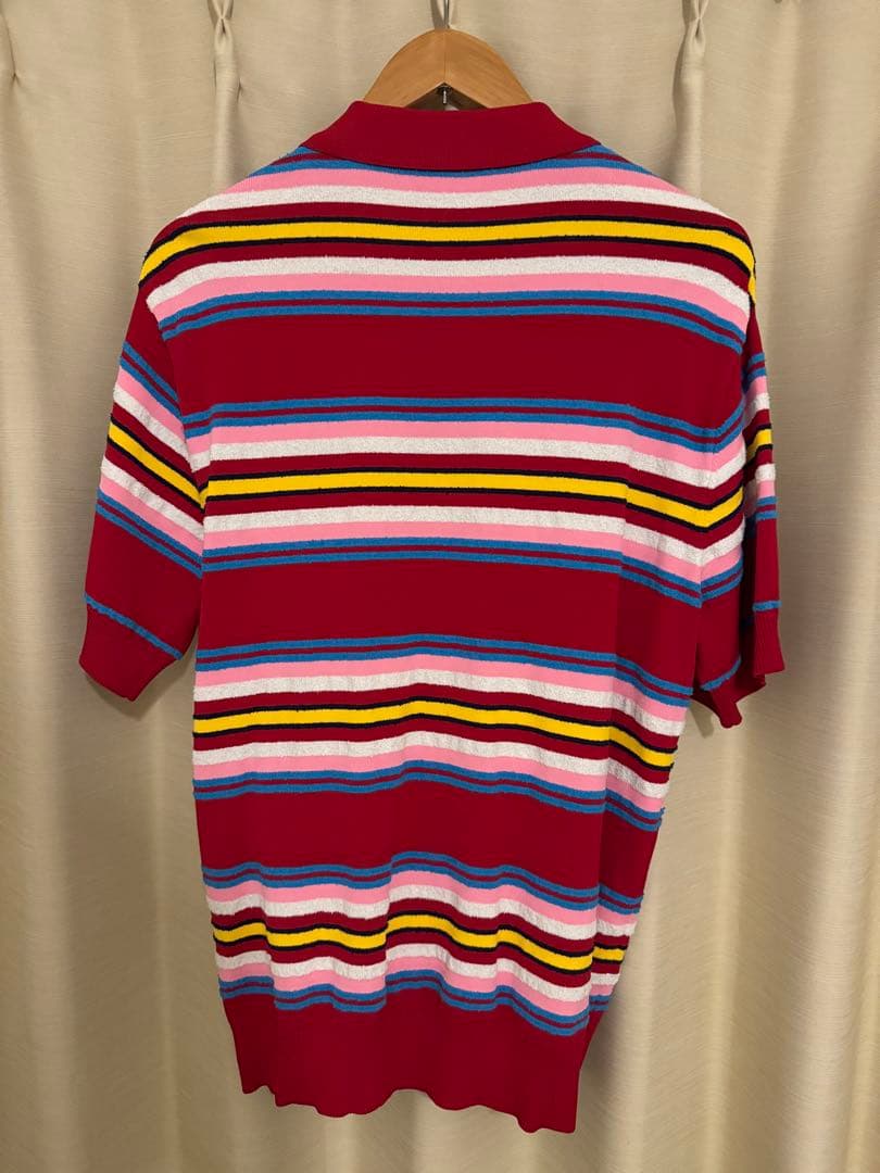 CASA BLANCA ストライプ ポロシャツ