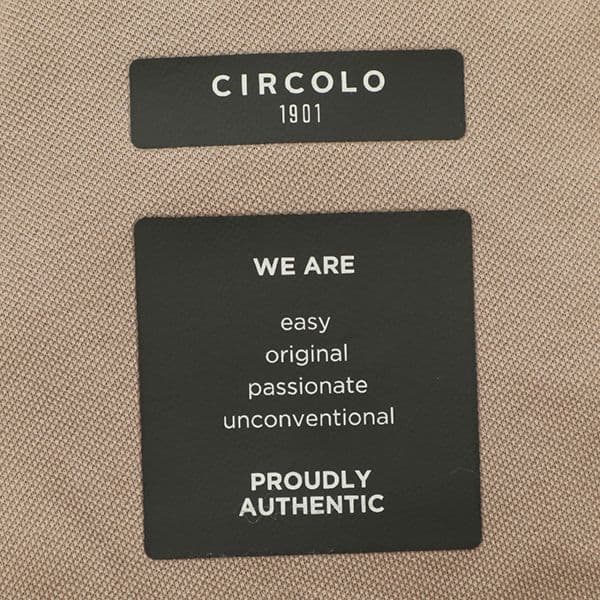 CIRCOLO 1901 チルコロ ジャージーダブルジャケット グレージュ 46