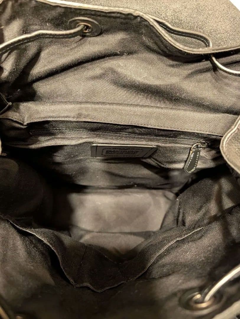 COACH（コーチ） ハドソンレザーバッグ／バックパック黒 89896