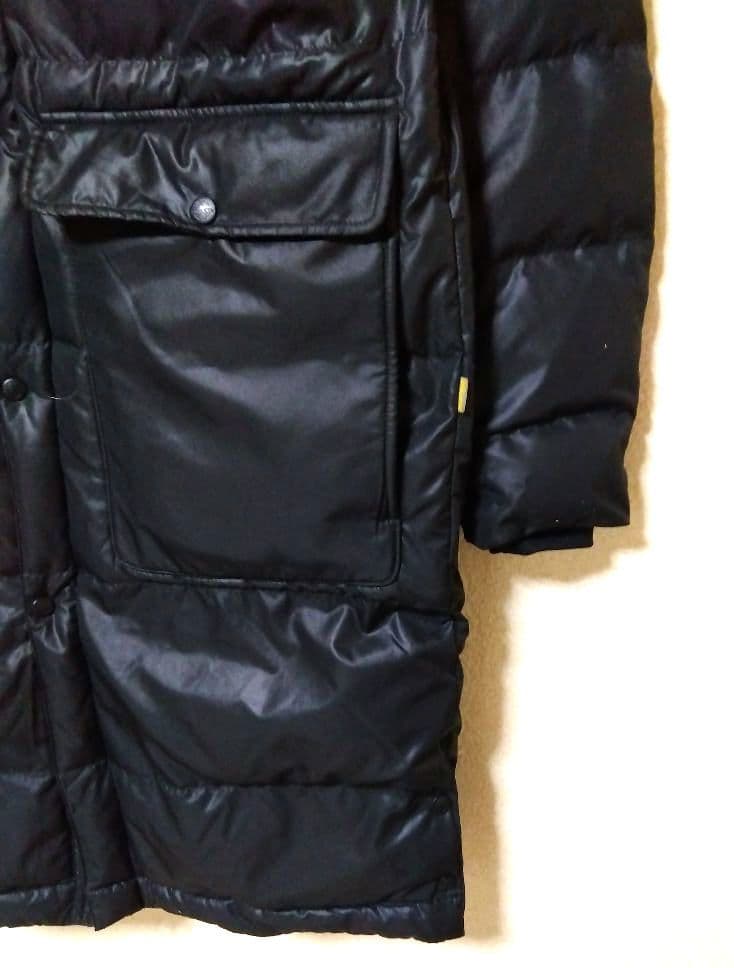 ATHLETA　ベンチコート　黒　アウター　アスレタ　コート　サッカー　ウェア