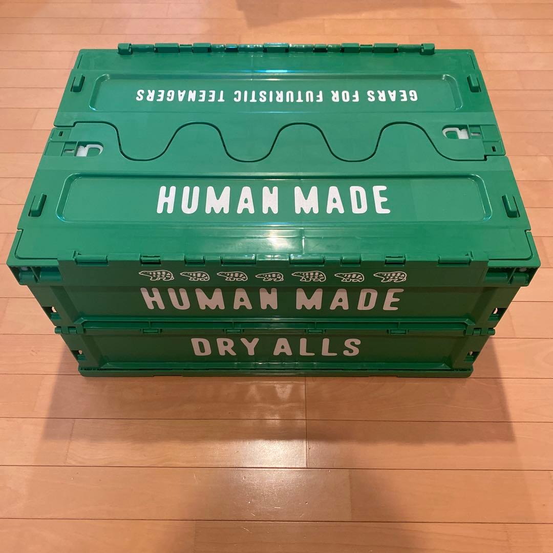 ヒューマンメイド 74L GREEN ロゴプリントコンテナ　限定　レアカラー