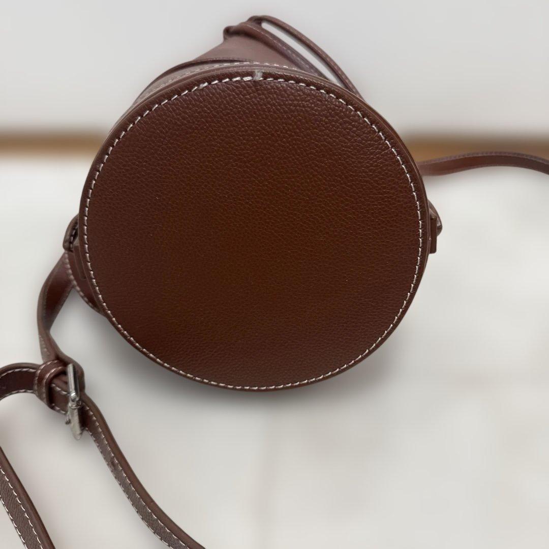 OHGA 茶色　ショルダーバッグ　レディース　美品