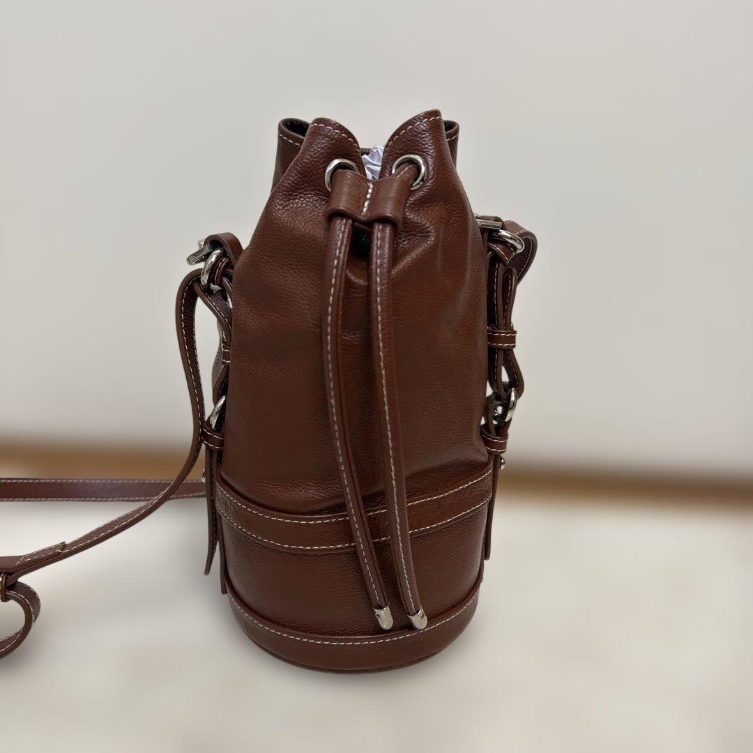 OHGA 茶色　ショルダーバッグ　レディース　美品