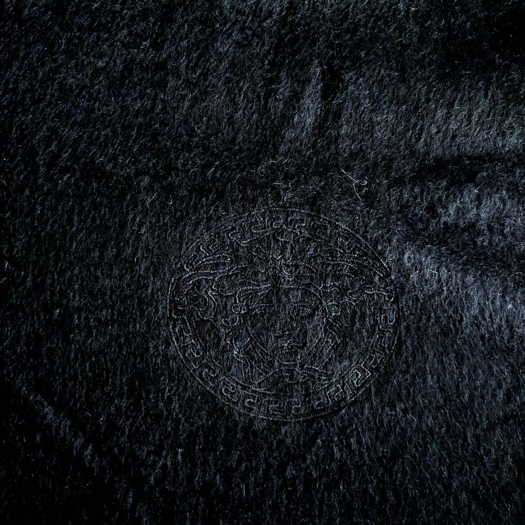 定価　7万円Versaceヴェルサーチ　カシミヤ100%マフラー　ブラック