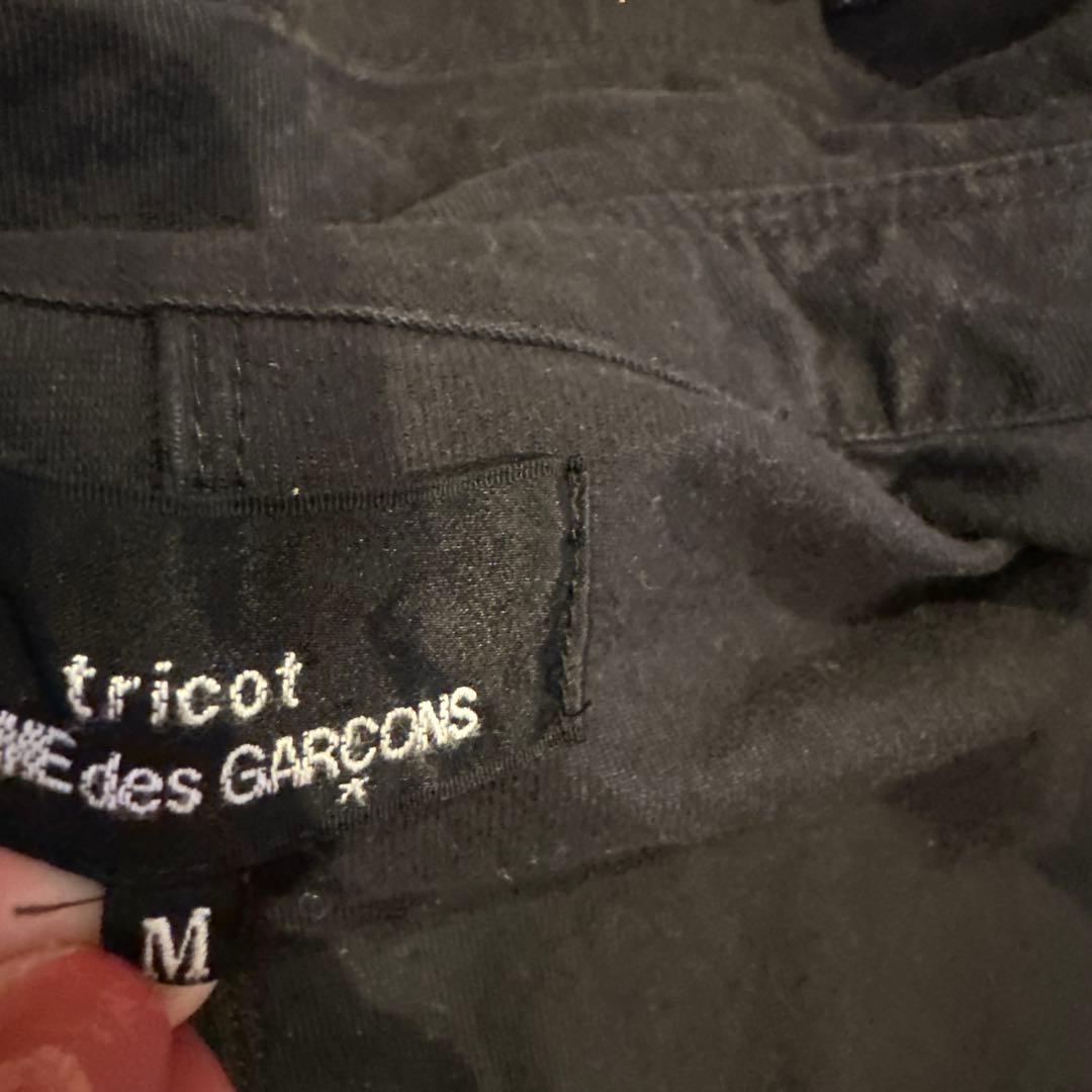 COMME des GARÇONS ブラック ジップアップジャケット