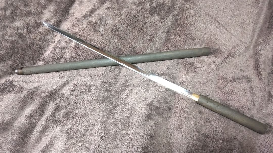 仕込み杖　直刀　模造刀【座頭市】リアル骨董品再現