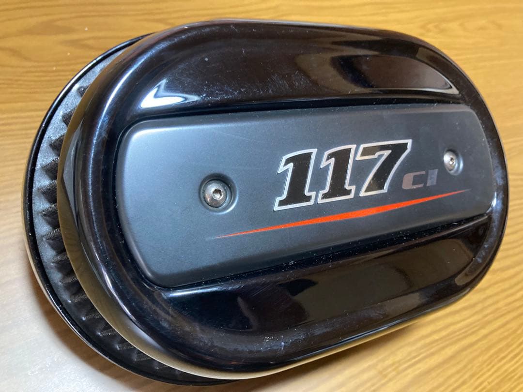 ハーレー　2018年FLTRXSE 117ci エアクリーナー レインカバー付き