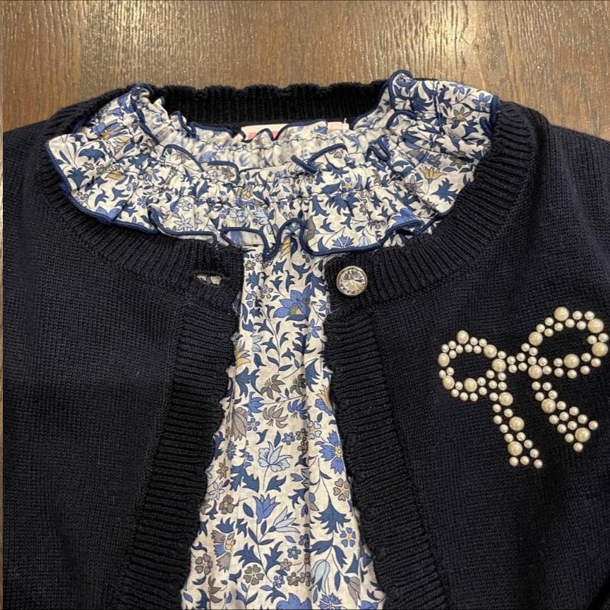 ファミリア リバティコラボ　ワンピース＆ケイトスペード　ボレロ　100cm