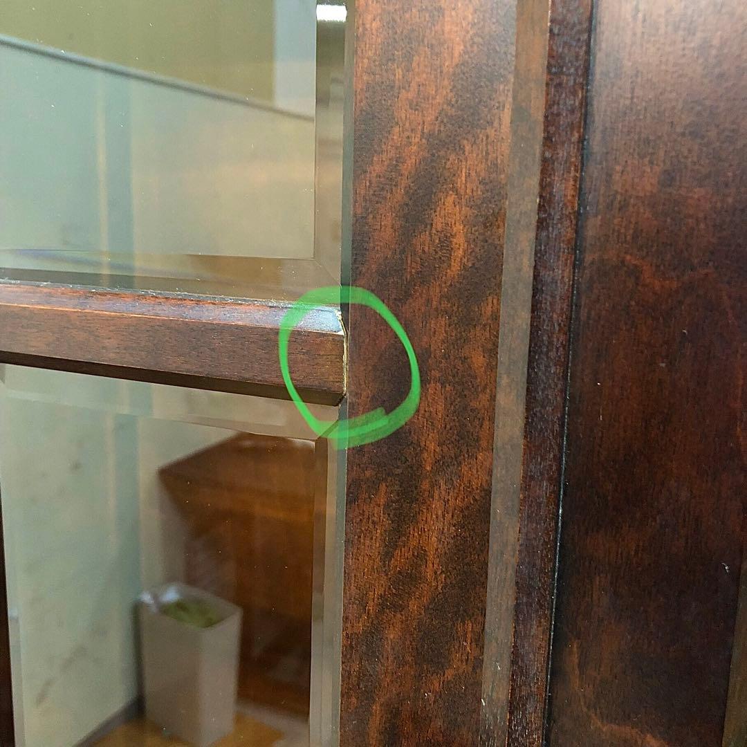 北海道民芸家具 北民 食器棚 飾り棚 民藝品 キッチンボード 2