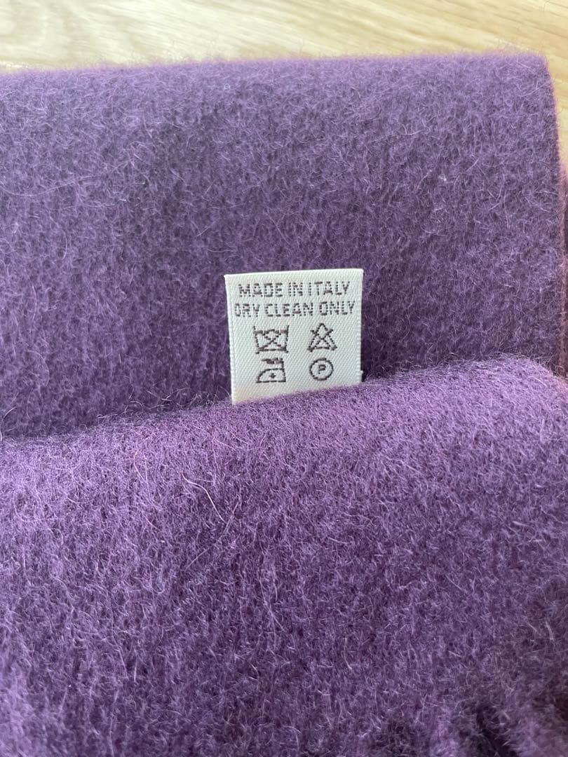 【未使用】コロンボ　マフラー（カシミヤ100% ）　パープル