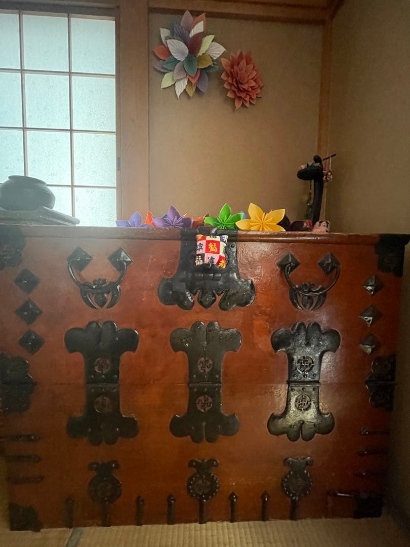 11月末まで！バンダジ 李朝家具 韓国伝統家具　骨董　タンス　韓国　収納棚