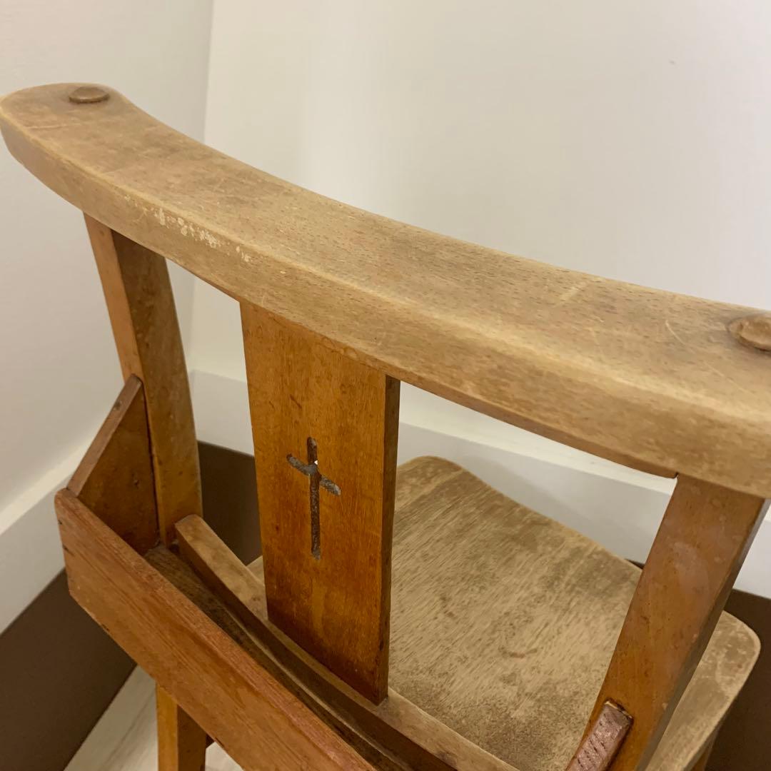 英国アンティーク チャーチチェア 教会 チャペル イギリス