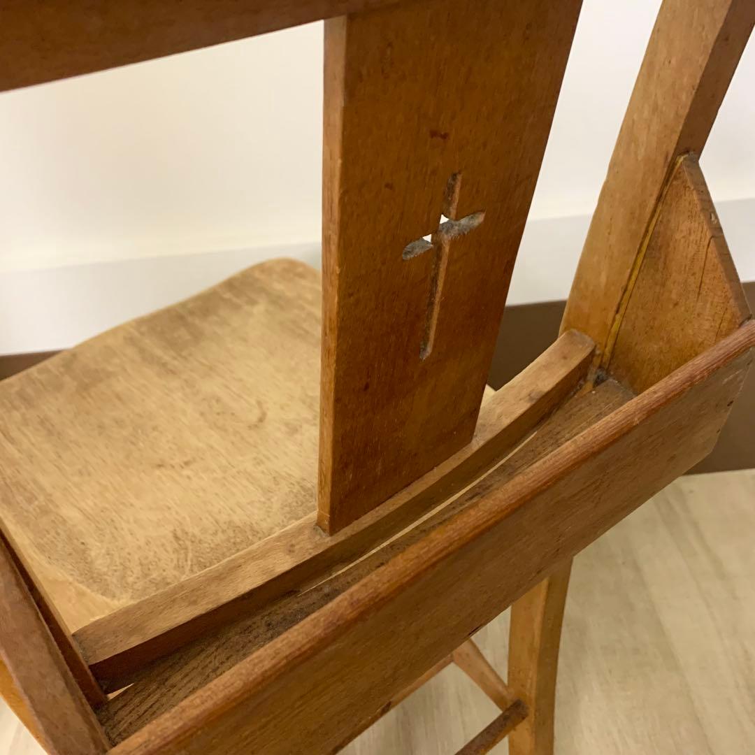 英国アンティーク チャーチチェア 教会 チャペル イギリス