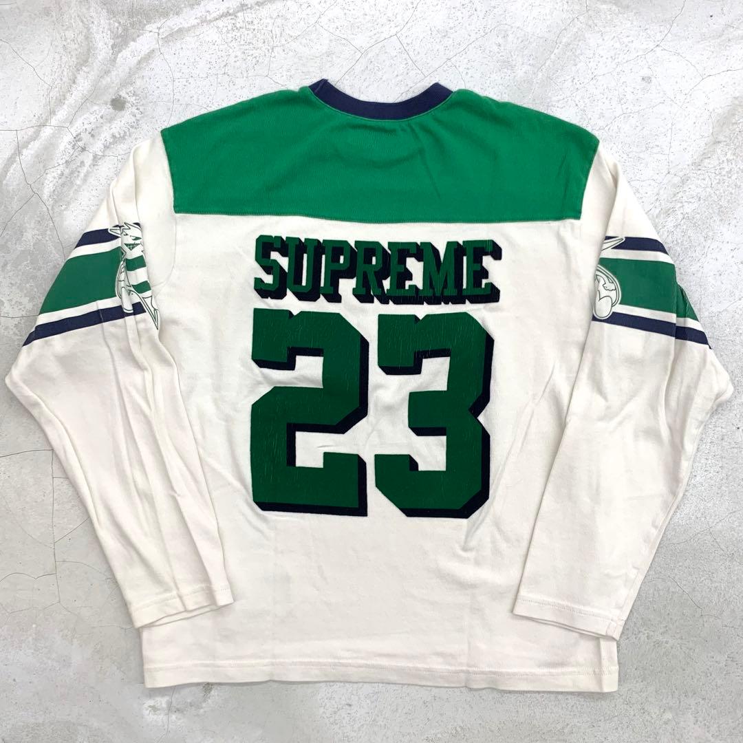 SUPREME フットボールシャツ 長袖カットソー