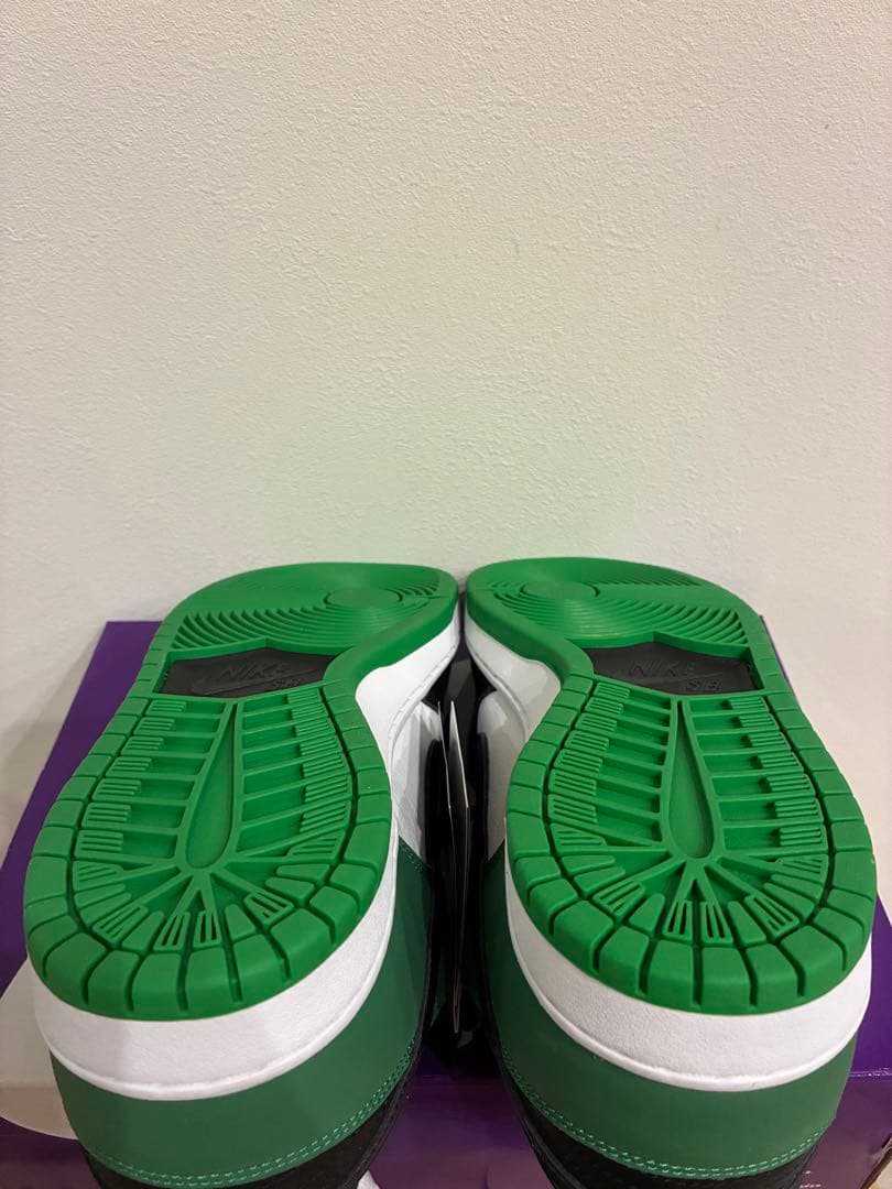 スケートボード Nike SB Dunk Low Black and Classic Green