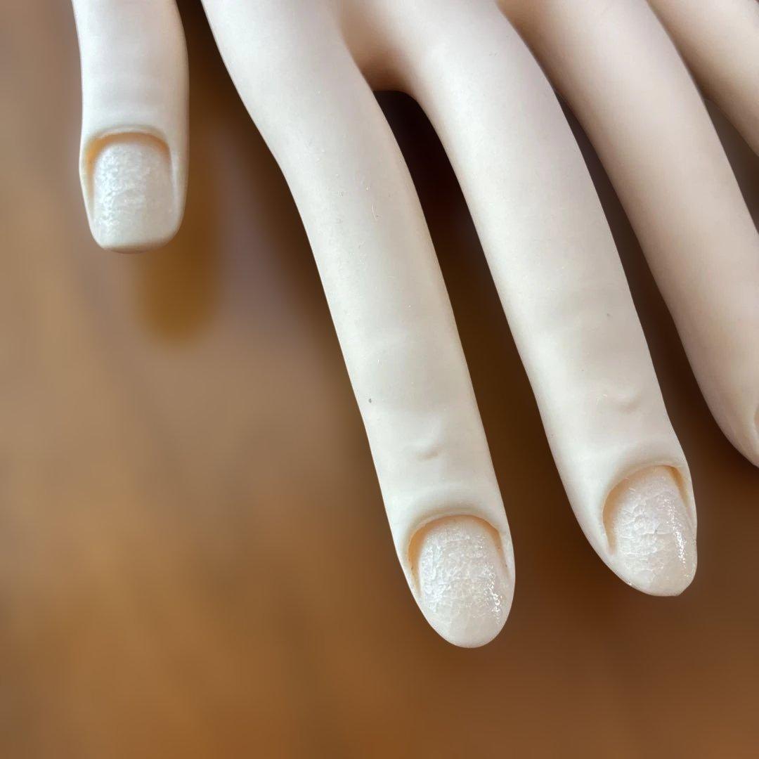 ネイリスト技能検定試験用JNEC認定モデルハンド チップ・シール付