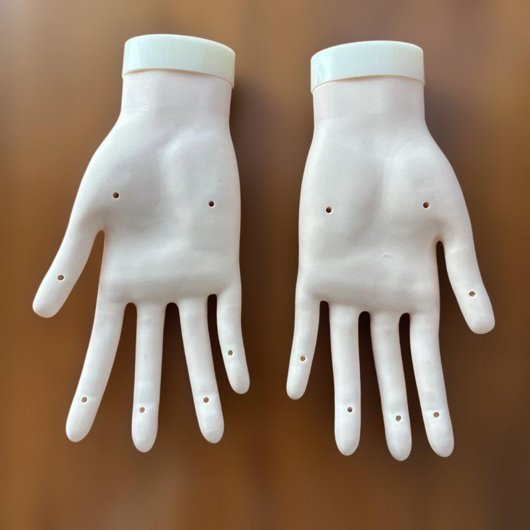 ネイリスト技能検定試験用JNEC認定モデルハンド チップ・シール付