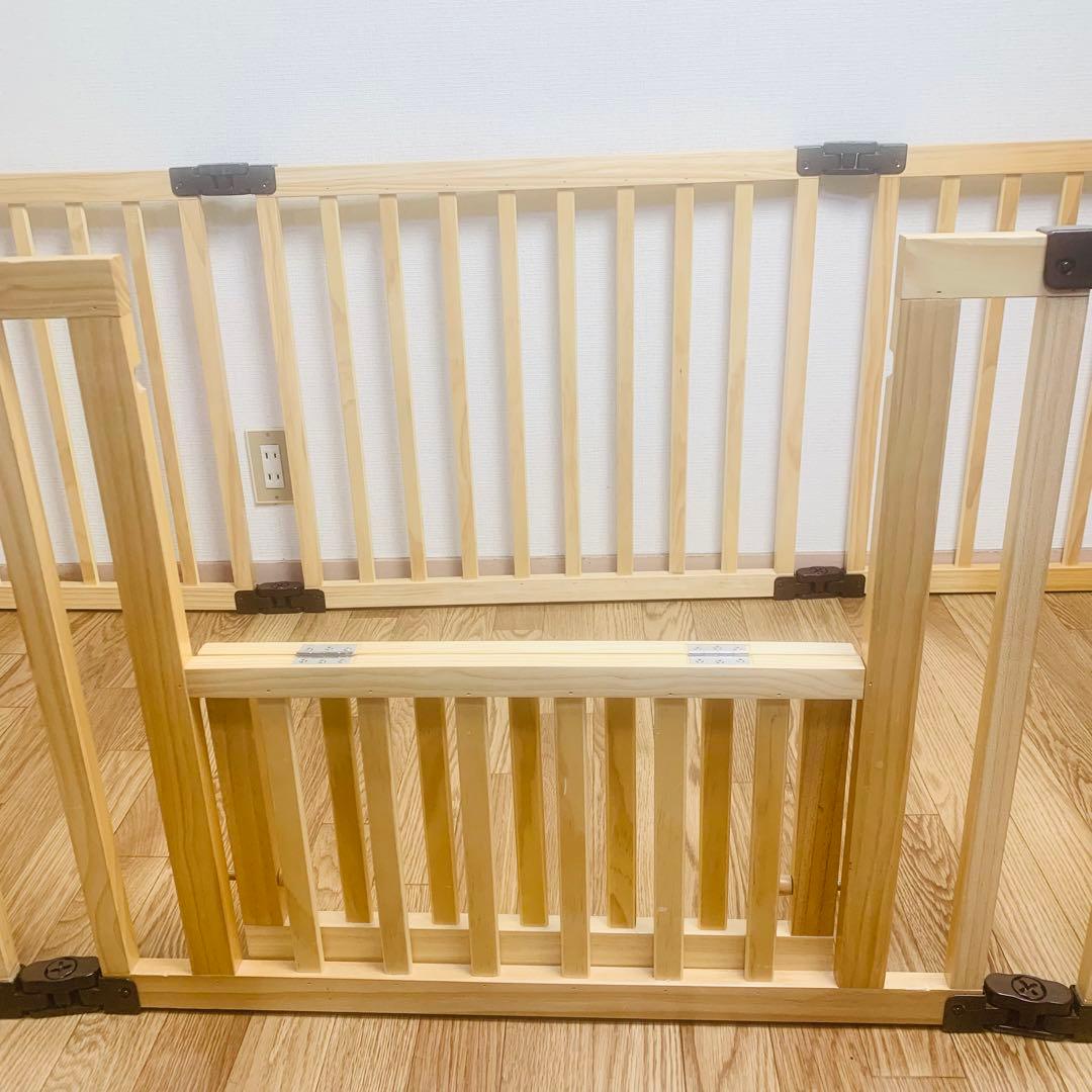 たためる 木製サークル フレックス 8枚 日本育児