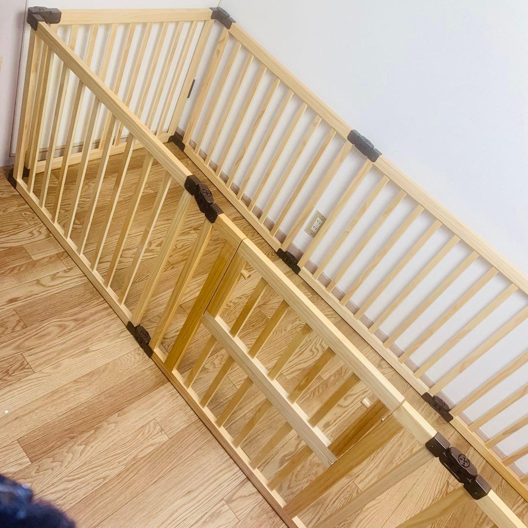 たためる 木製サークル フレックス 8枚 日本育児