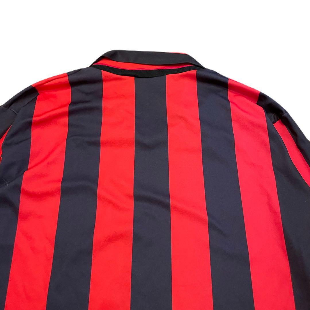 91/92 adidas ACミラン ホーム 長袖ユニフォーム イタリア製 M