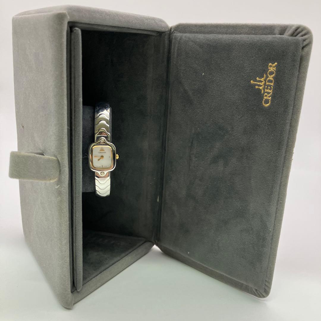 SEIKOクレドール 腕時計1E70-5110 SSx2Pダイヤ