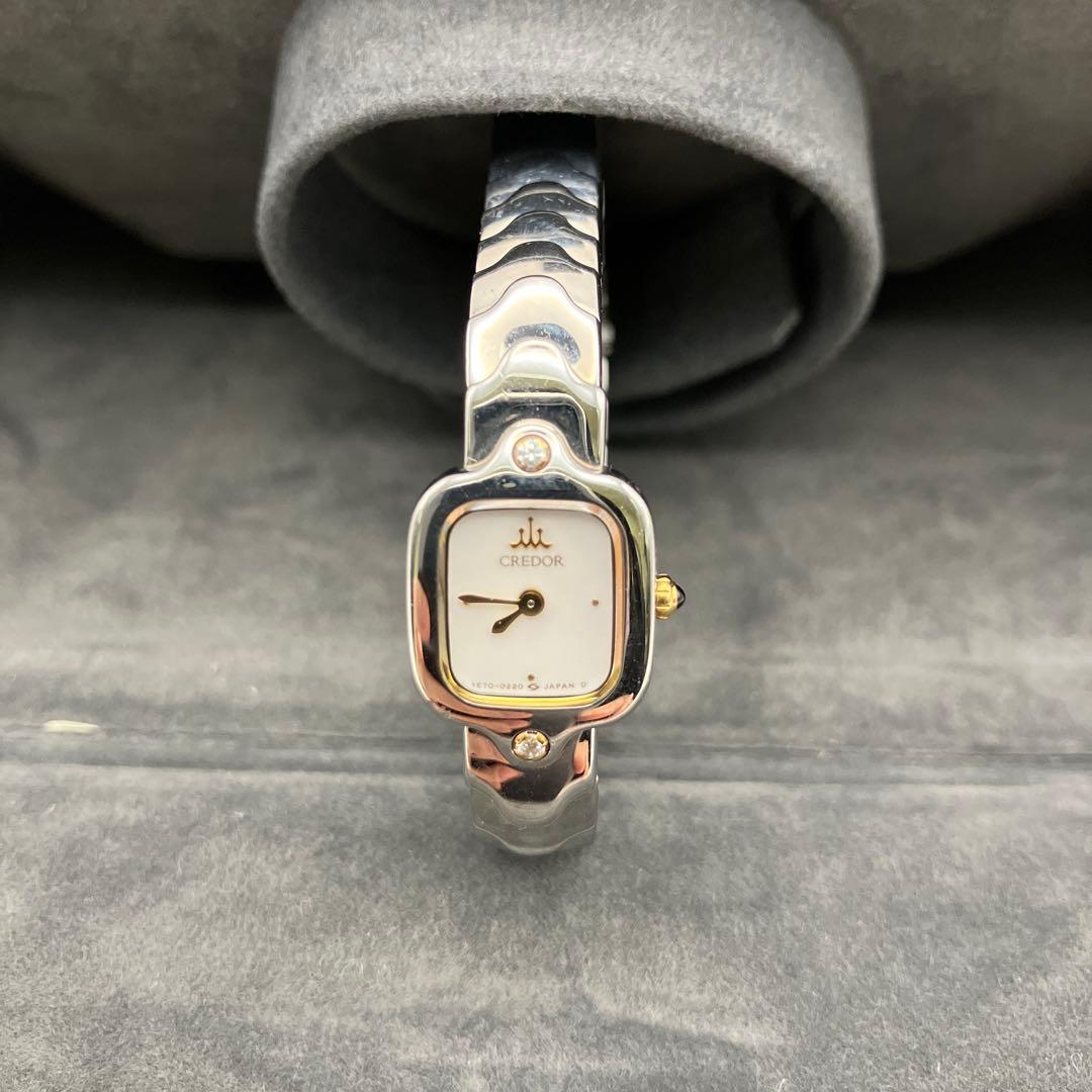 SEIKOクレドール 腕時計1E70-5110 SSx2Pダイヤ