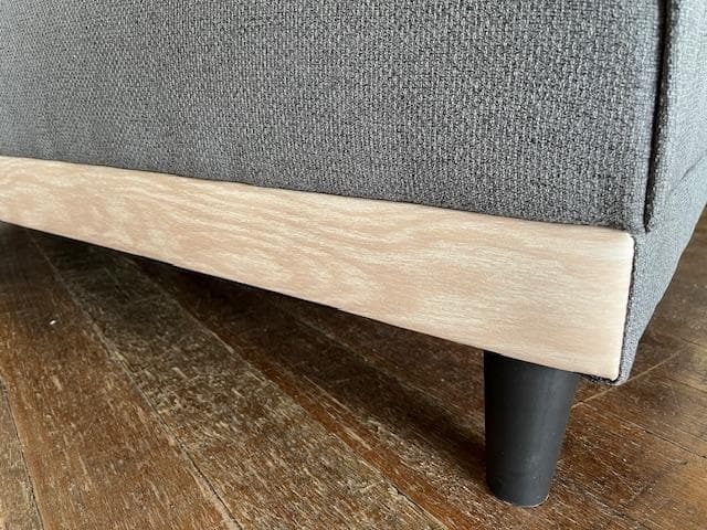 ソファベッド　グレー　イージークリーン　ソファ　ゆったりサイズ　新品