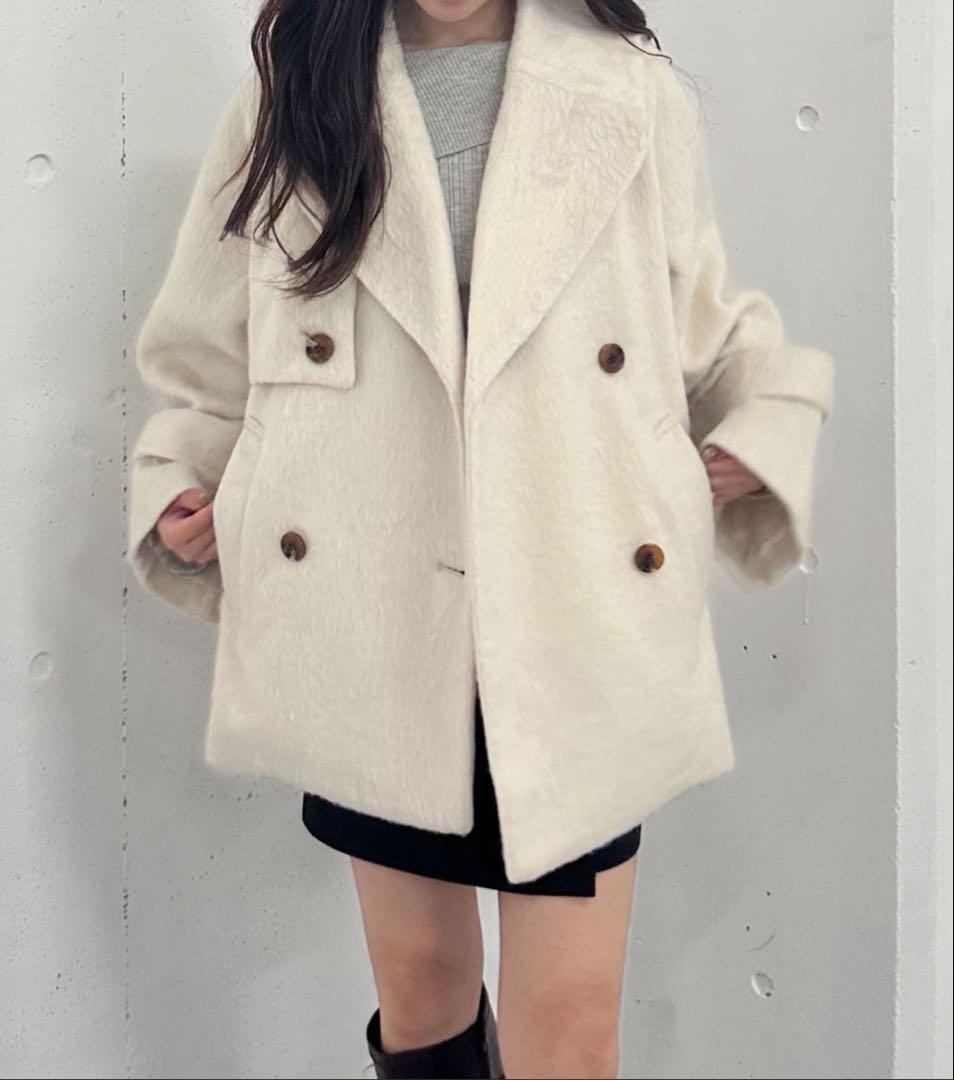 archives シャギーダブルミドルコート