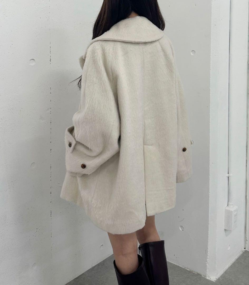 archives シャギーダブルミドルコート