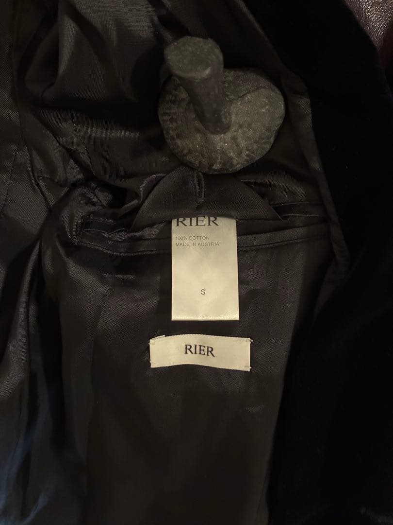 23AW RIER SAKKO JK ベルベット S