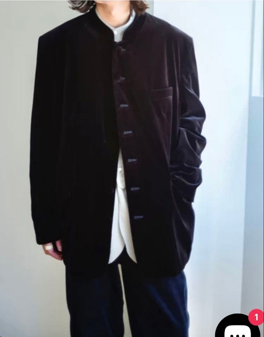 23AW RIER SAKKO JK ベルベット S