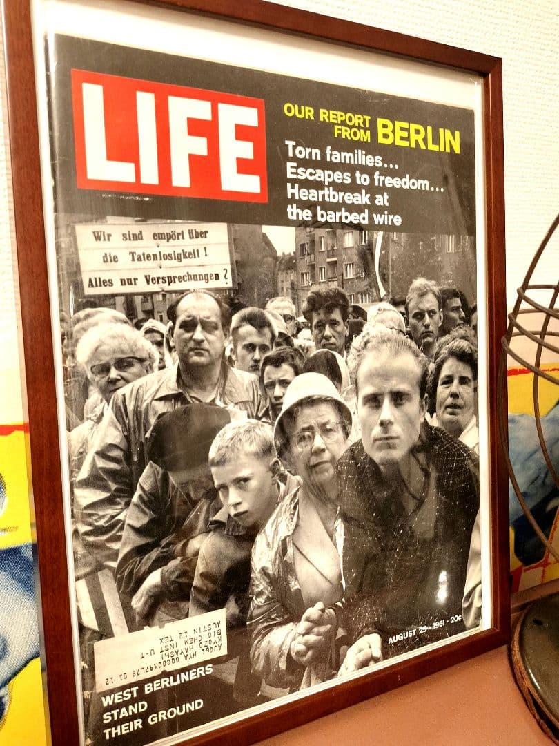 LIFE 誌　ベルリンの壁建設　希少　有名Escapes to freedom