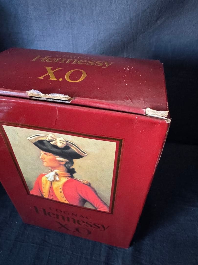 ヘネシーXO グリーンボトル　金キャップ　未開栓