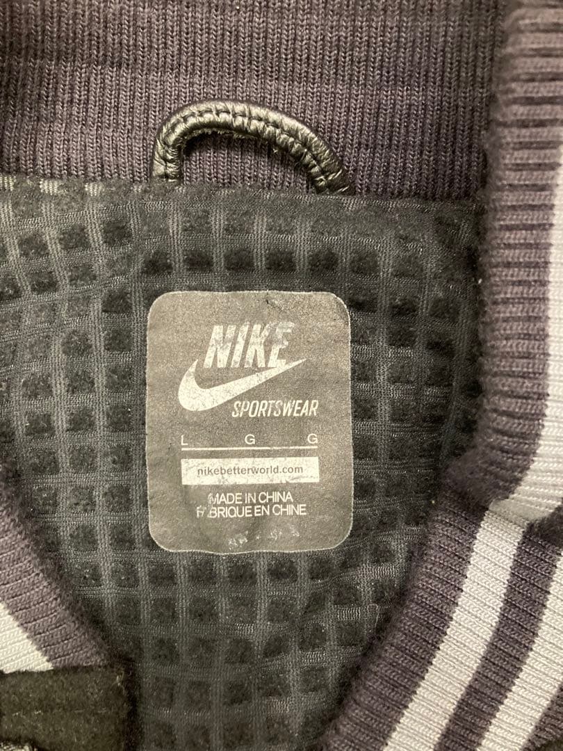 NIKE 本革 稀少 NSW ナイキ デストロイヤージャケット スタジャン