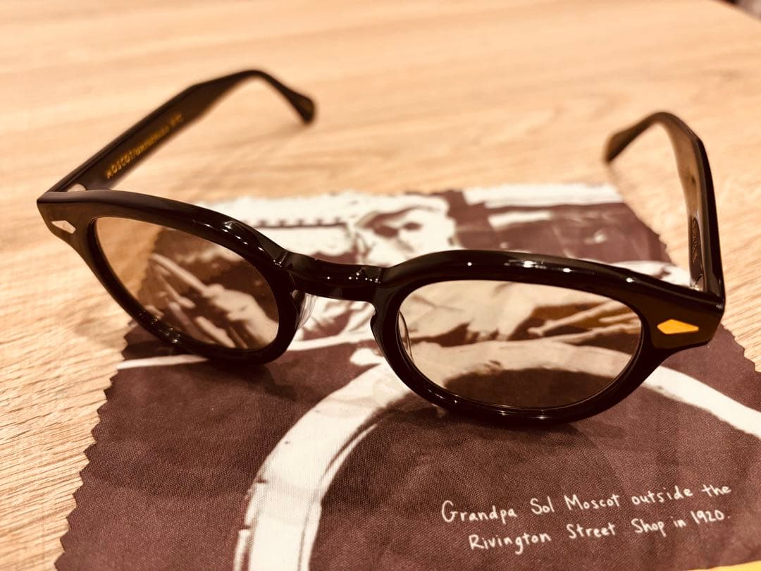 MOSCOT オリジナル 黒 サングラス ケース付き