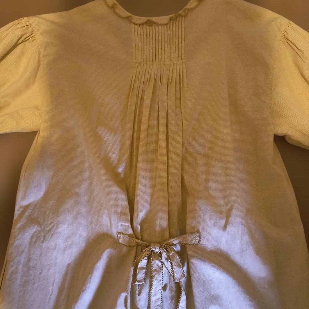 WONDERFUL WORLD 黄色ギンガムチェックロングワンピース（中古品）