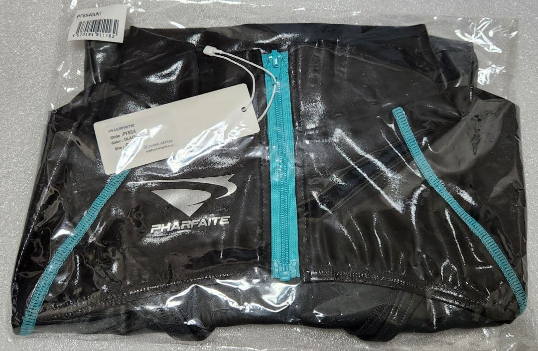 38★新品、未開封★　ロングスリーブ T-BACK ハイネックボディスーツ　S