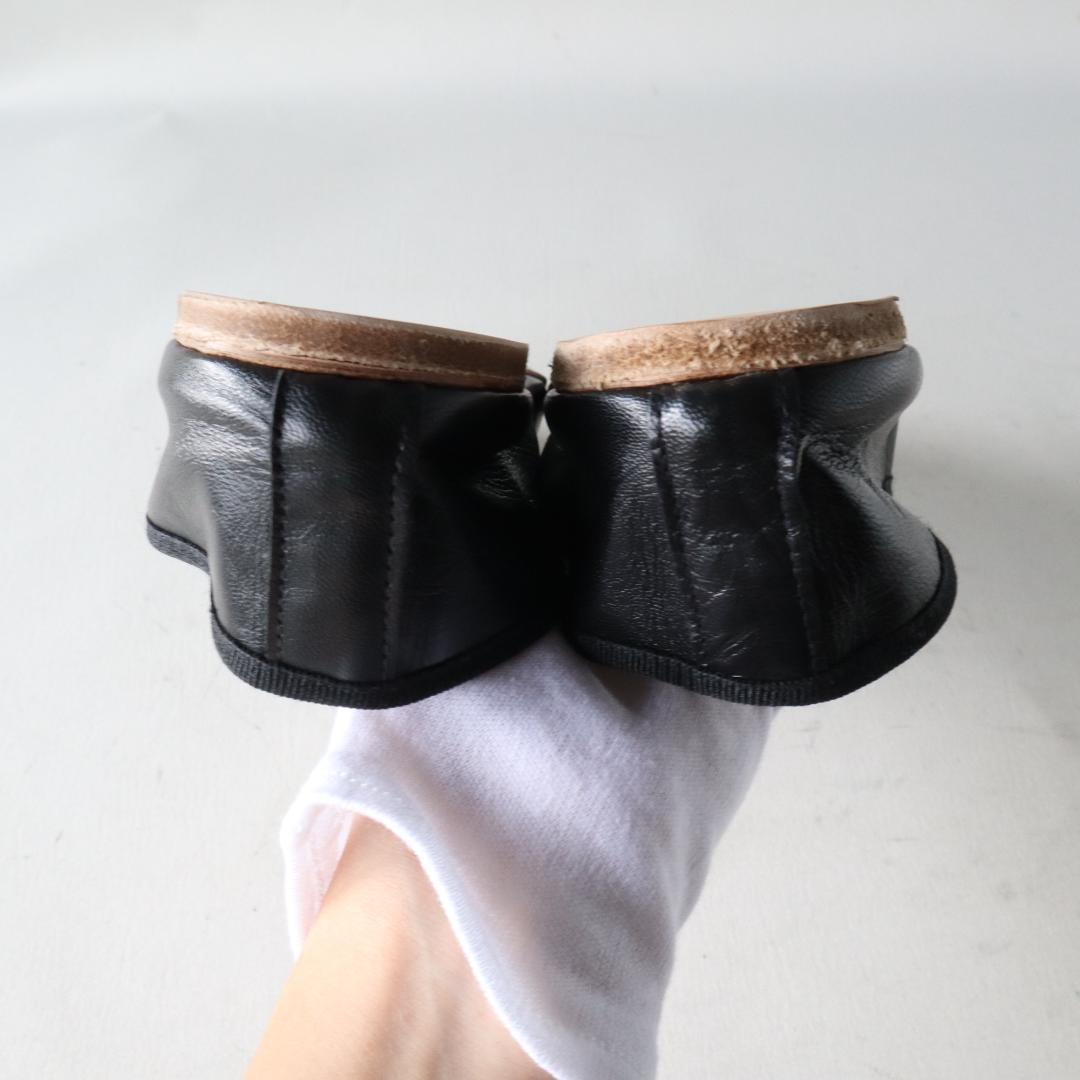 未使用品　ポルセリ　バレエシューズ 37 23〜23.5cm ブラック