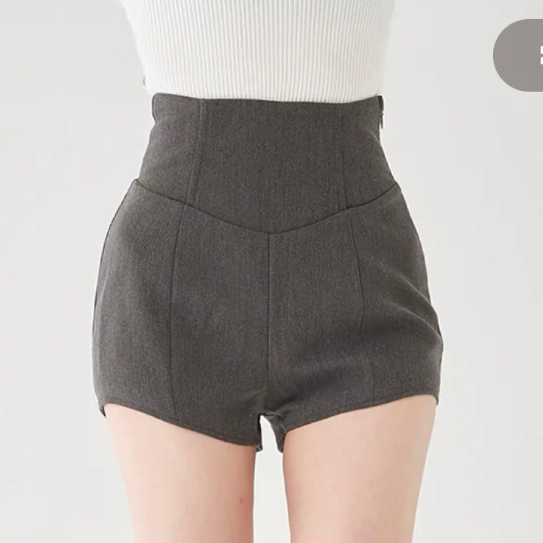 Darich ダーリッチ　美シルエットショートパンツ　GRY グレー　FREE