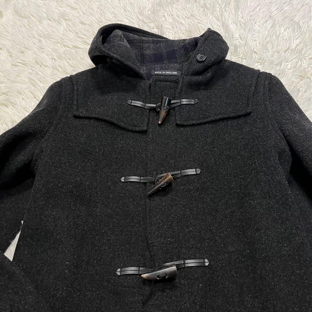 美品✨英国製✨グローバーオール　ダッフルコートチェック裏地　M