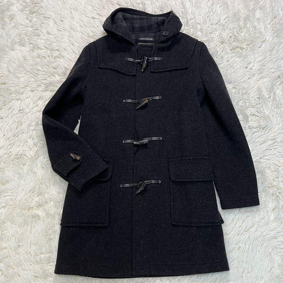 美品✨英国製✨グローバーオール　ダッフルコートチェック裏地　M